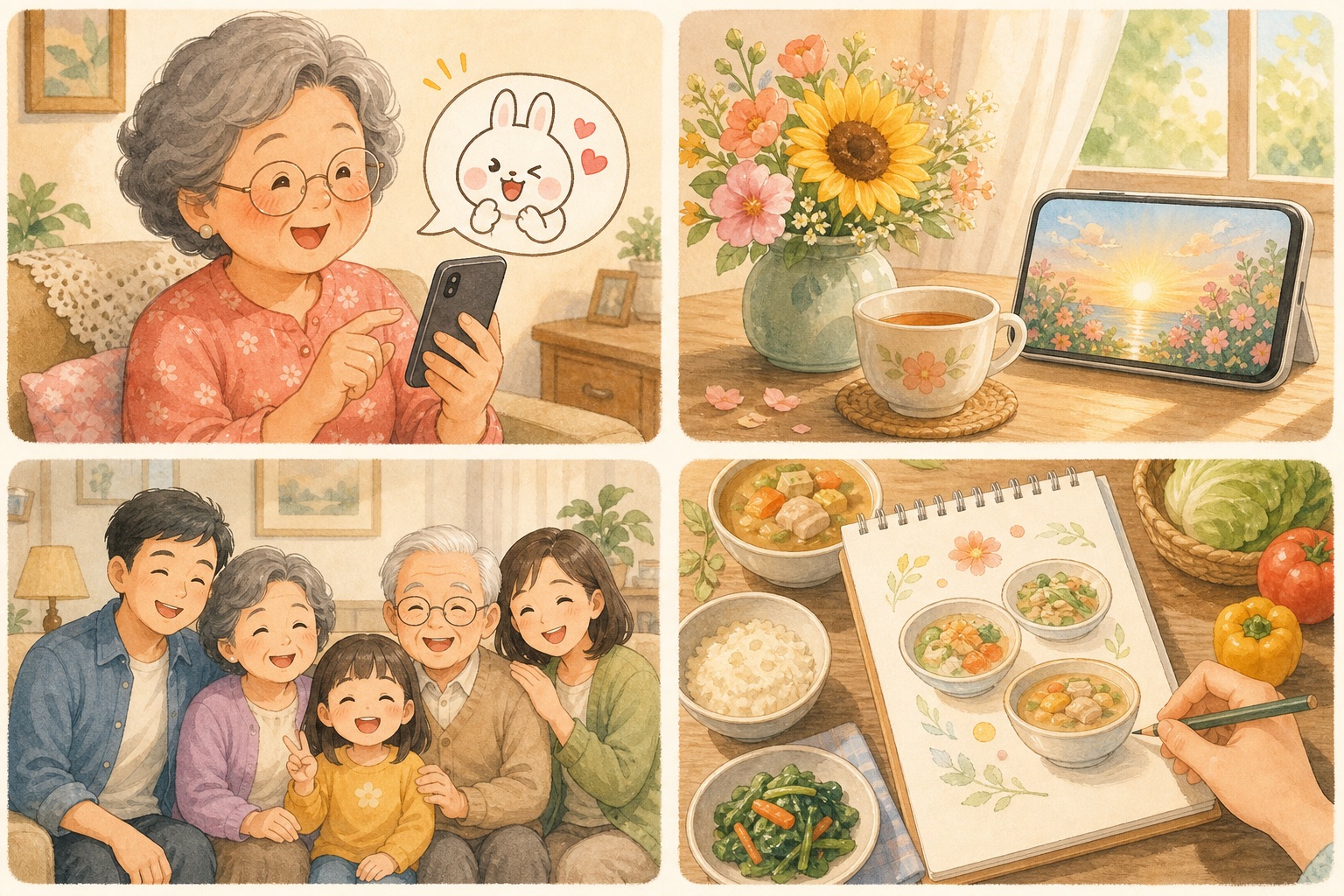 ChatGPT Image 2.0 指令大全：20 組婆婆媽媽最愛提示詞，LINE 貼圖、早安圖、全家福、子孫圖、插畫菜單一次整理