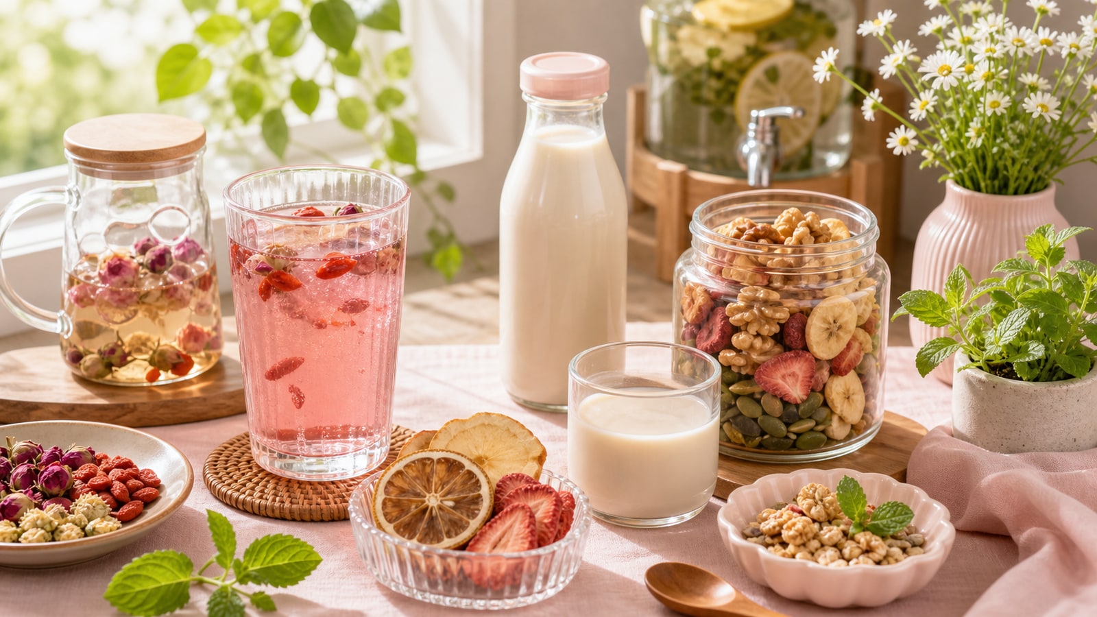 2026 日常微甜飲與保健零食：草本飲、植物奶、果乾與酵素飲