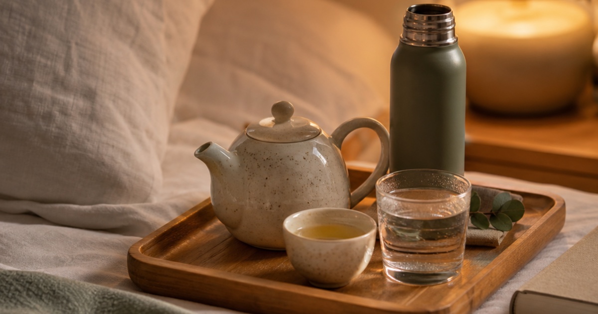 2026 睡前喝什麼比較不打亂節奏：B&G Tea、Herbox、熱水動線怎麼配