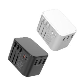 【DA】CB-TC335 多合一國際電壓萬用旅行充電器 PD+QC(充電頭/充電器/萬用充電頭/快速充電),圖片來源:momo 商品頁 / 泰緯興業社