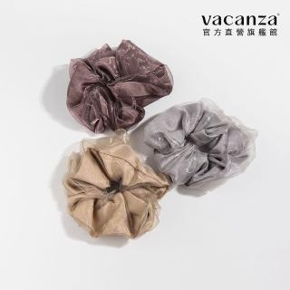 【vacanza】薄紗輕舞 髮圈 大腸圈(髮飾 髮束 生日禮物)，圖片來源：momo 商品頁 / 假期國際有限公司
