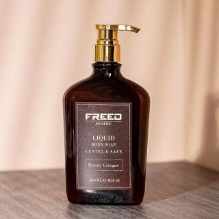 【FREED】男士極致香氛沐浴乳 - 經典檀香 500ML(液態皂配方,全膚質適用),圖片來源:momo 商品頁 / 永利國際有限公司